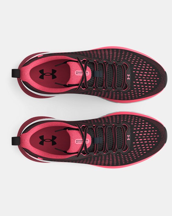 Women's UA HOVR™ Turbulence Running Shoes, Black, pdpMainDesktop image number 2